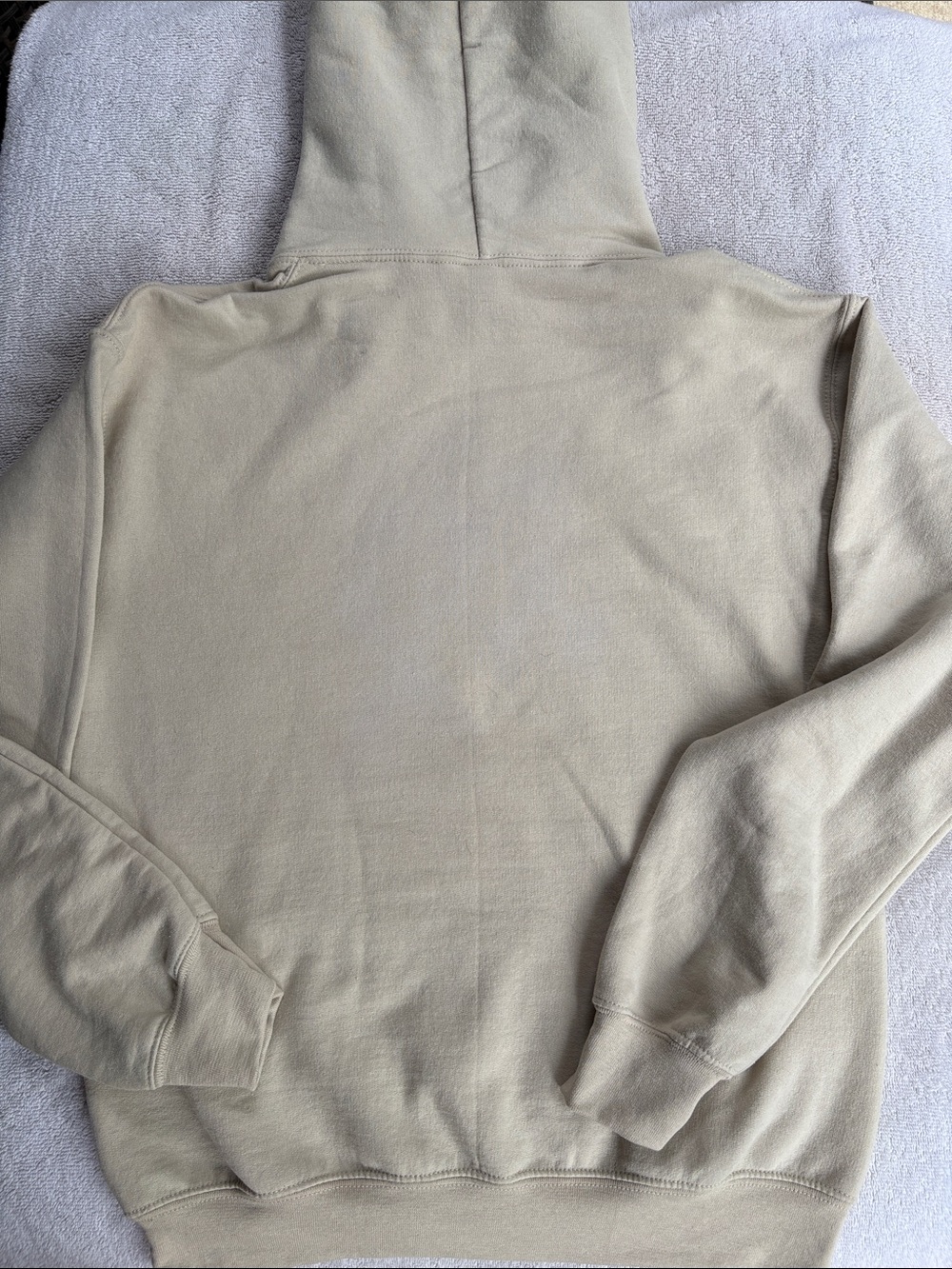 NWOT HOTWORX Logo Hoodie Light Beige - Picture 6 of 6